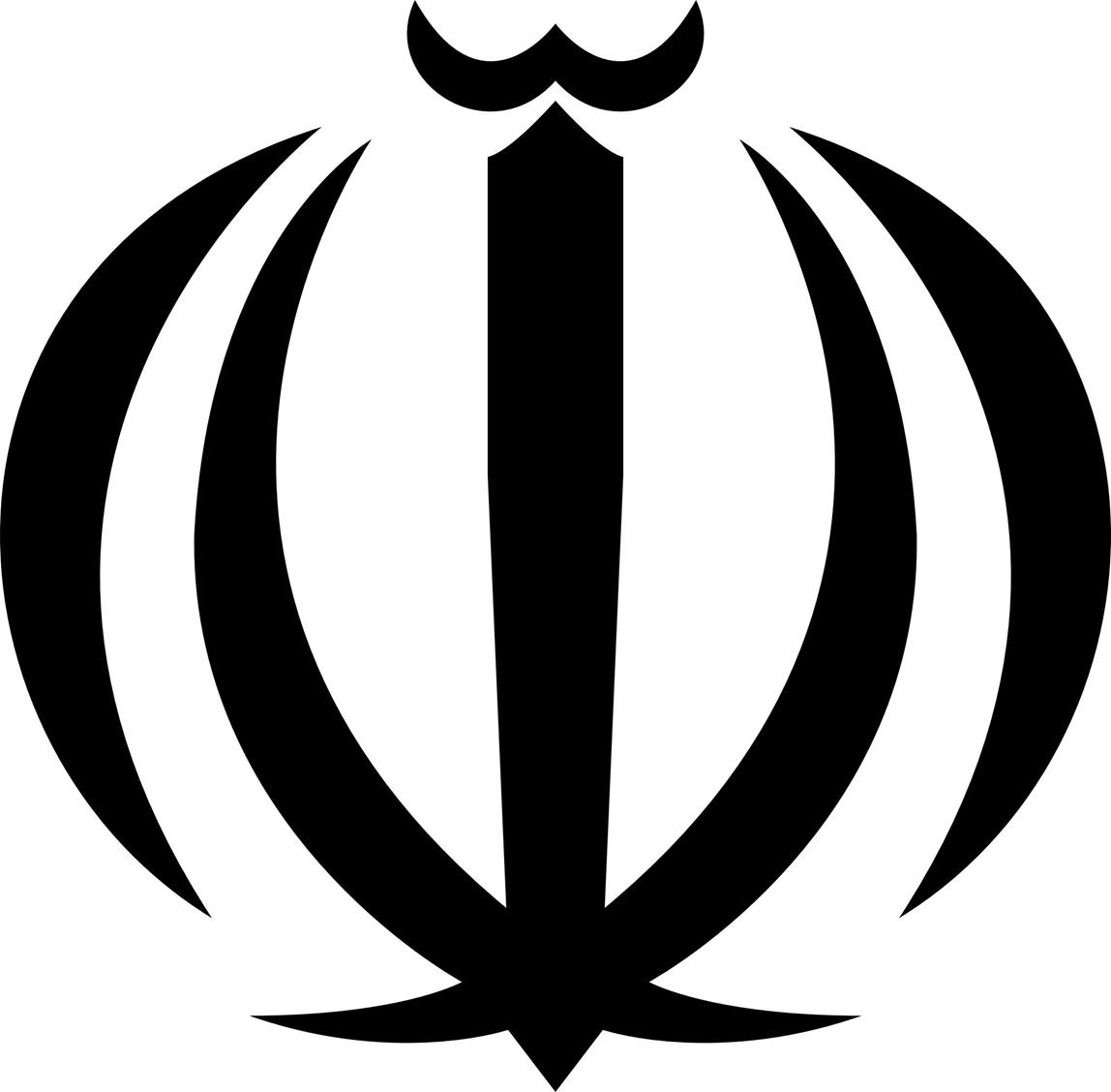 Islamic Republic of Iran Flag&Arm&Emblem PNG Image iran arm