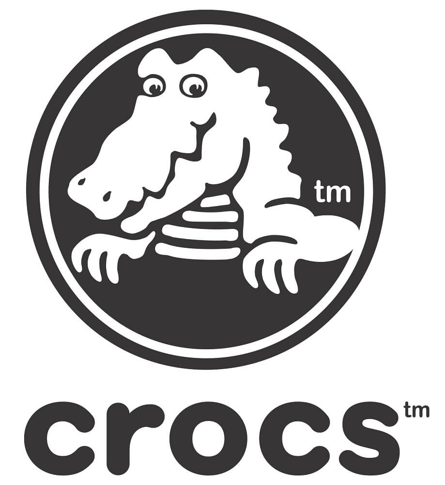 crocs with the name on the side