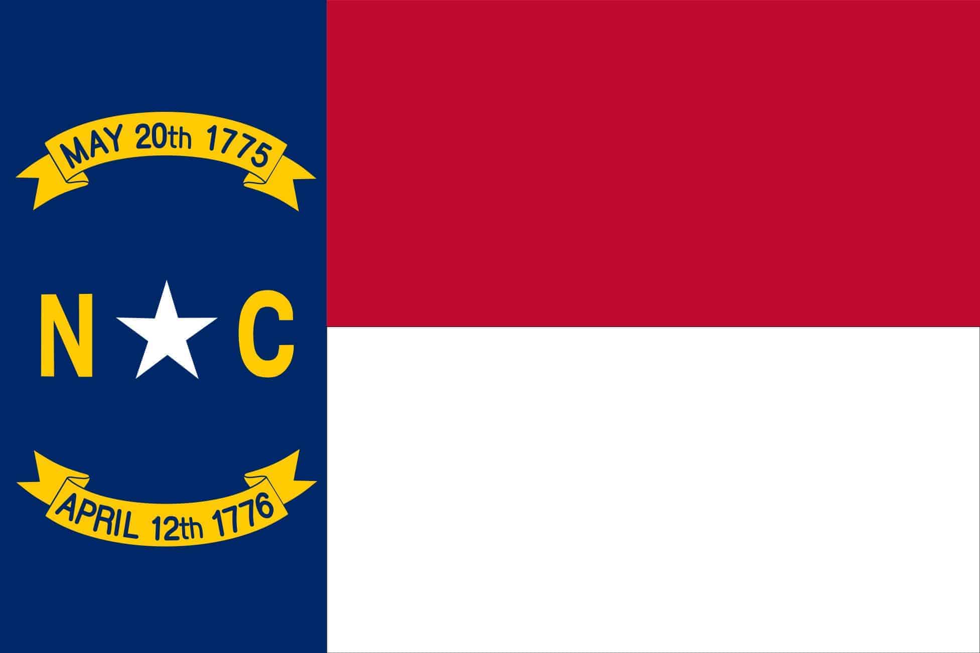 North Carolina State Flag and Seal PNG Image Flag of North Carolina