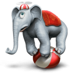 circus elephant 145x145